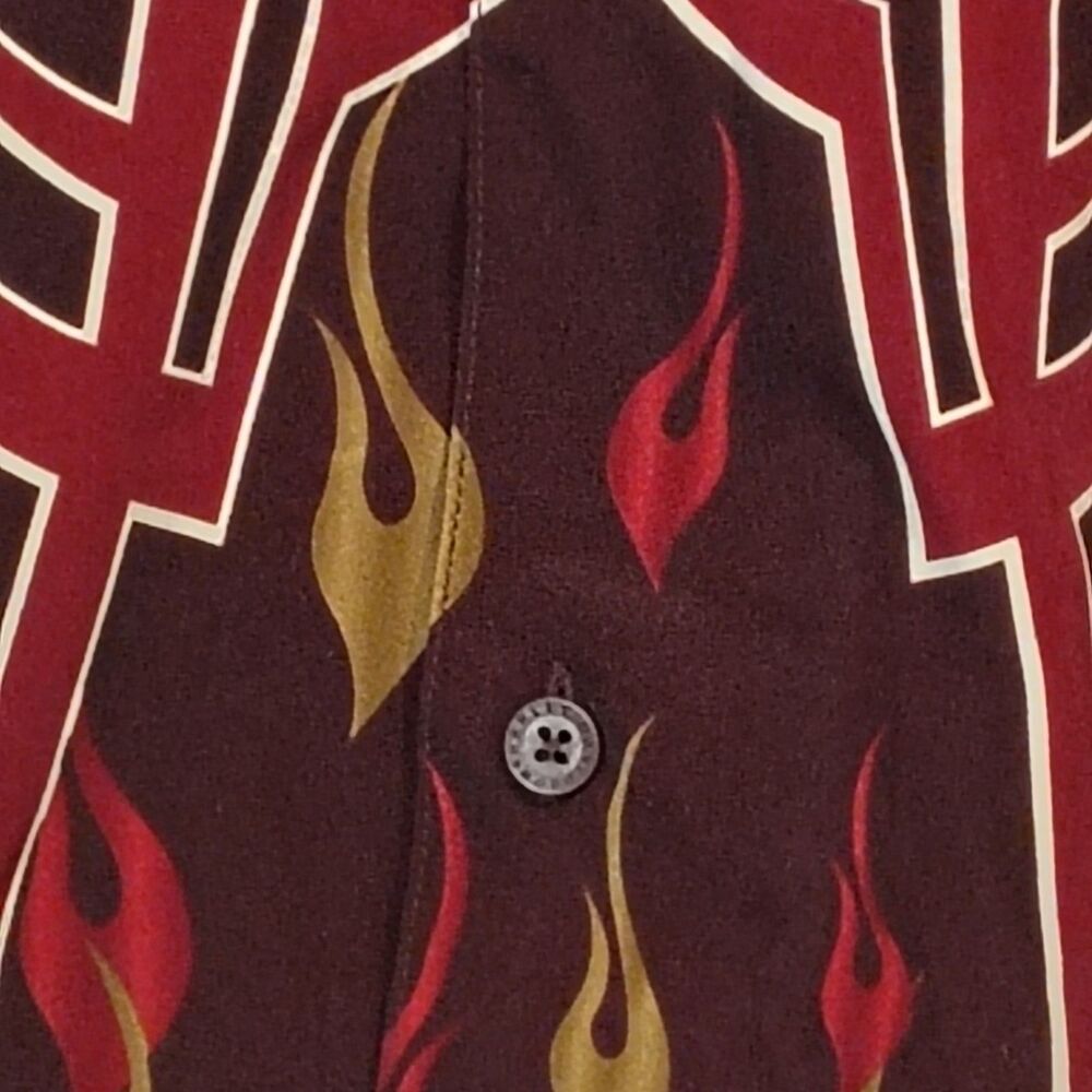 Harley Davidson Polyester Button Down - image 5